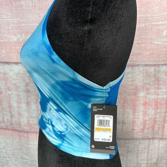 NWT Under Armour Ladies Fitted Crop Tank (S) - Picture 2 of 5